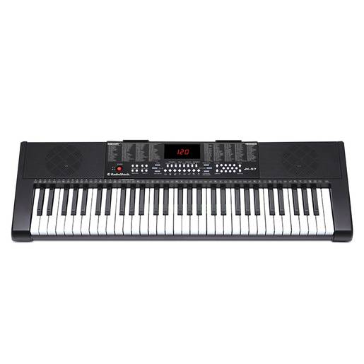 Radioshack piano eléctrico jk-57 (negro)