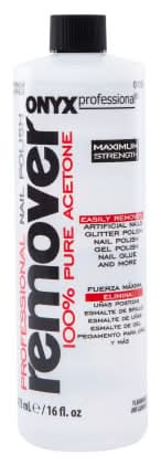 Onyx Professional® 100% Pure Acetone Nail Polish Remover