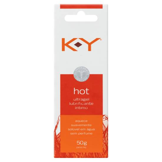 K-y lubrificante íntimo hot ultragel (50g)
