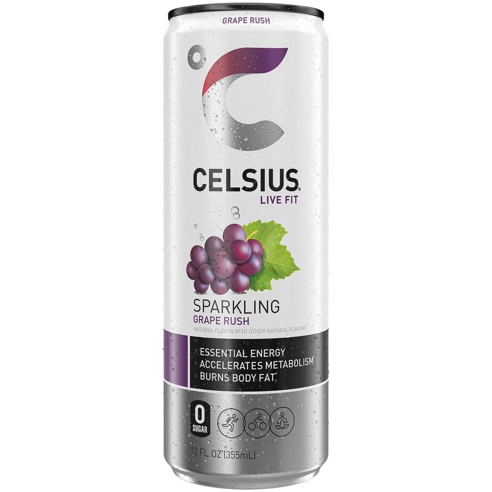 Celsius Sparkling Grape Rush Fitness Drink (12 fl oz)