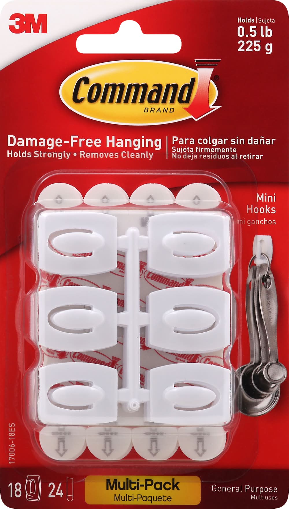 Command Mini Hooks (8 oz)
