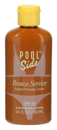 Pool Side™ Bronze Service Bronzing Lotion SPF30 Sunscreen Lotion 3.4oz