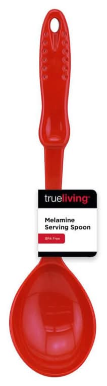 Trueliving Melamine Serving Spoon Red