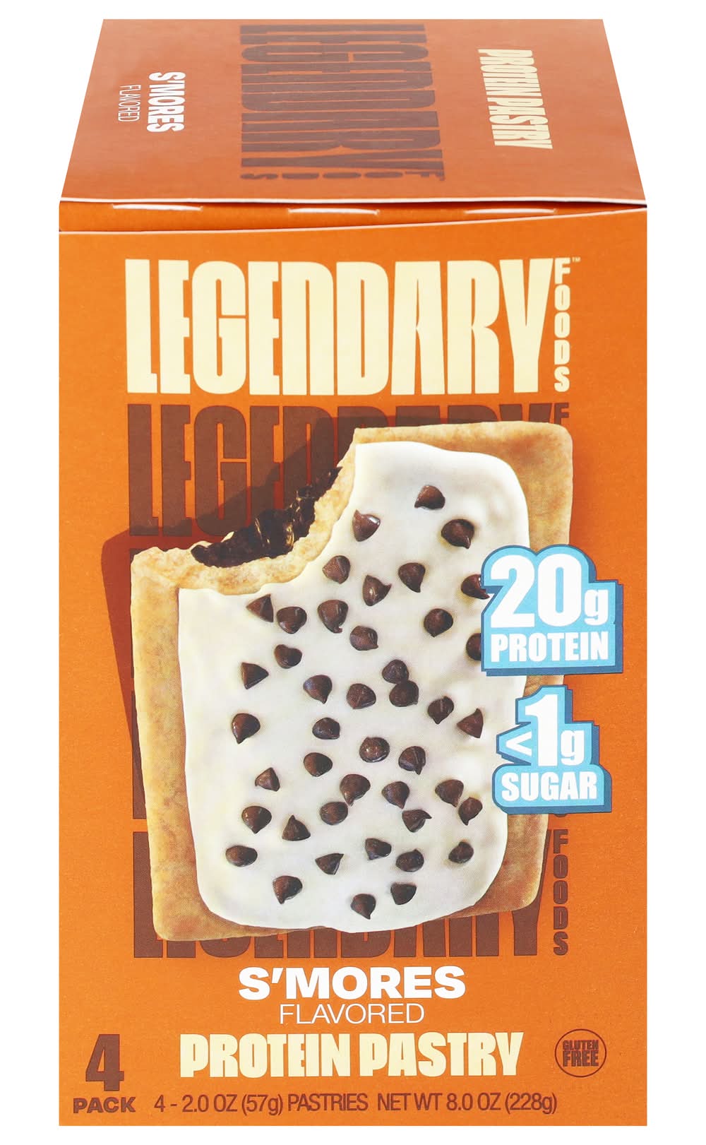 Legendary Foods Protein Pastry, S'mores (4 x 2 oz)