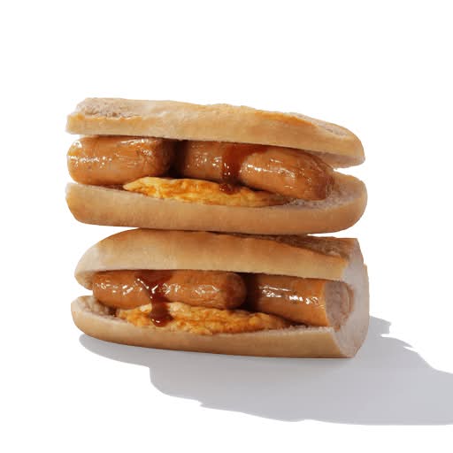 Sausage and Omelette Breakfast Baguette