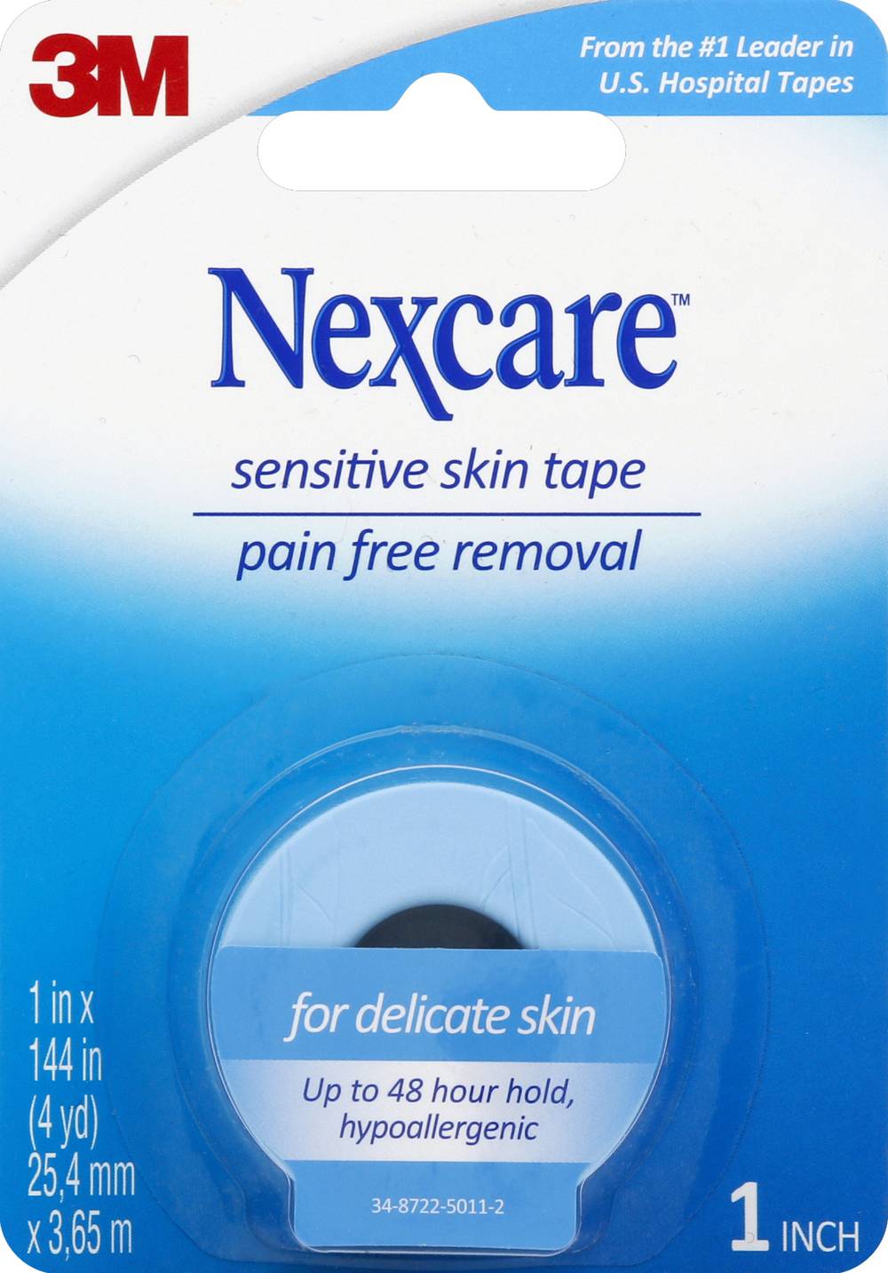 Nexcare Sensitive Skin Pain-Free Removal First Aid Tape (1.1 oz)