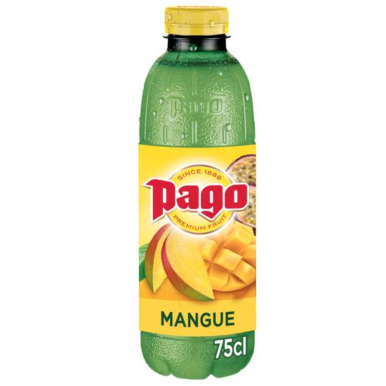 Pago - Boisson aux fruits nectar gourmand mangue (750 ml)