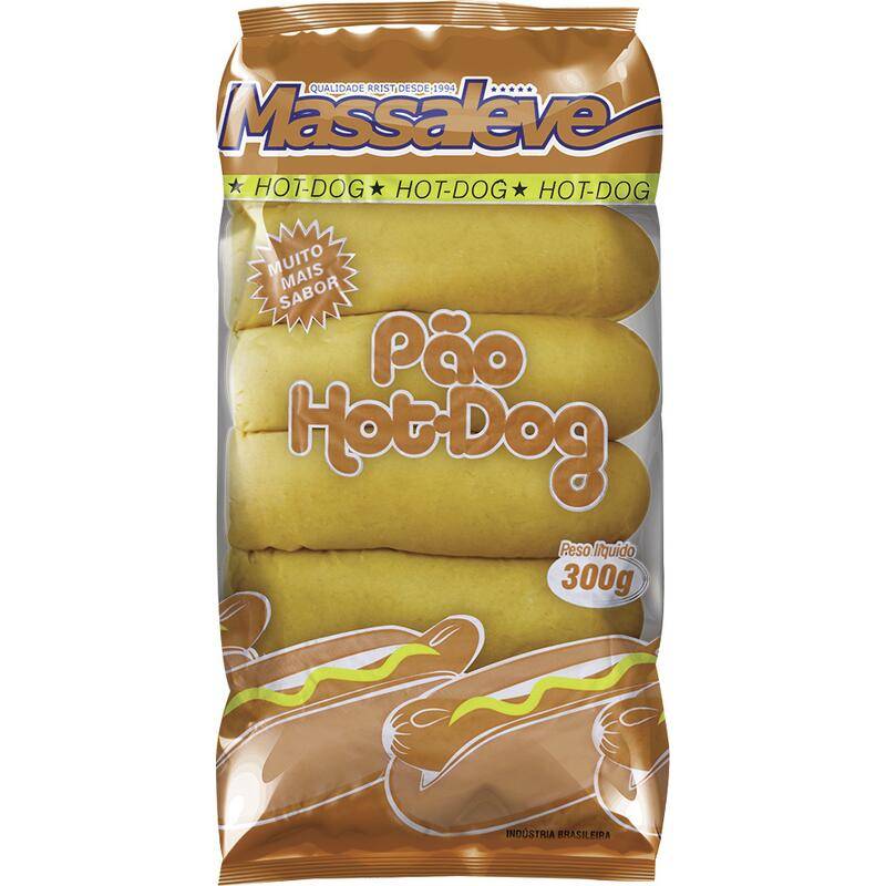 Massa leve pão hot dog (300g)