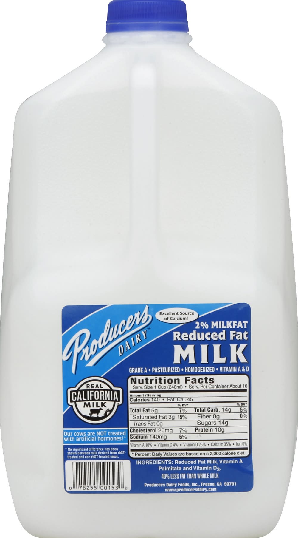 Producers 2% Reduced Fat Milk (128 oz)
