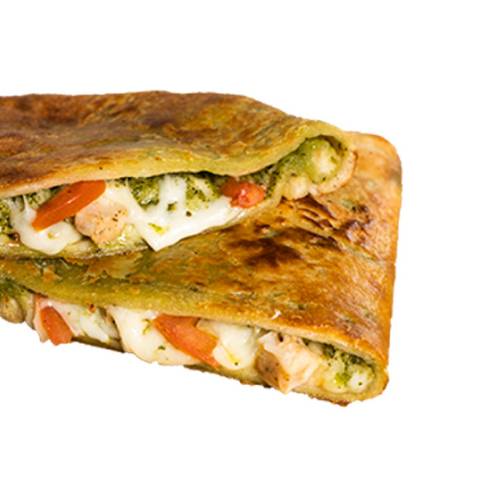 Pesto Chicken Calzone