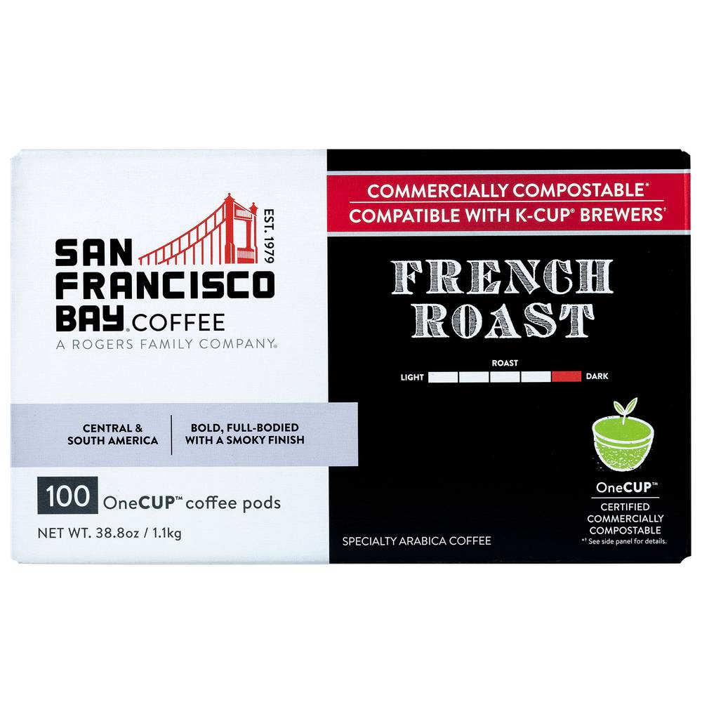 San Francisco Bay One Cup French Roast Single Serve Coffee (38.8 oz, 100 ct)