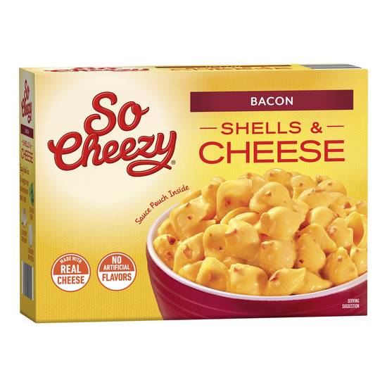 So Cheezy Bacon Shells & Cheese With Sauce Pouch