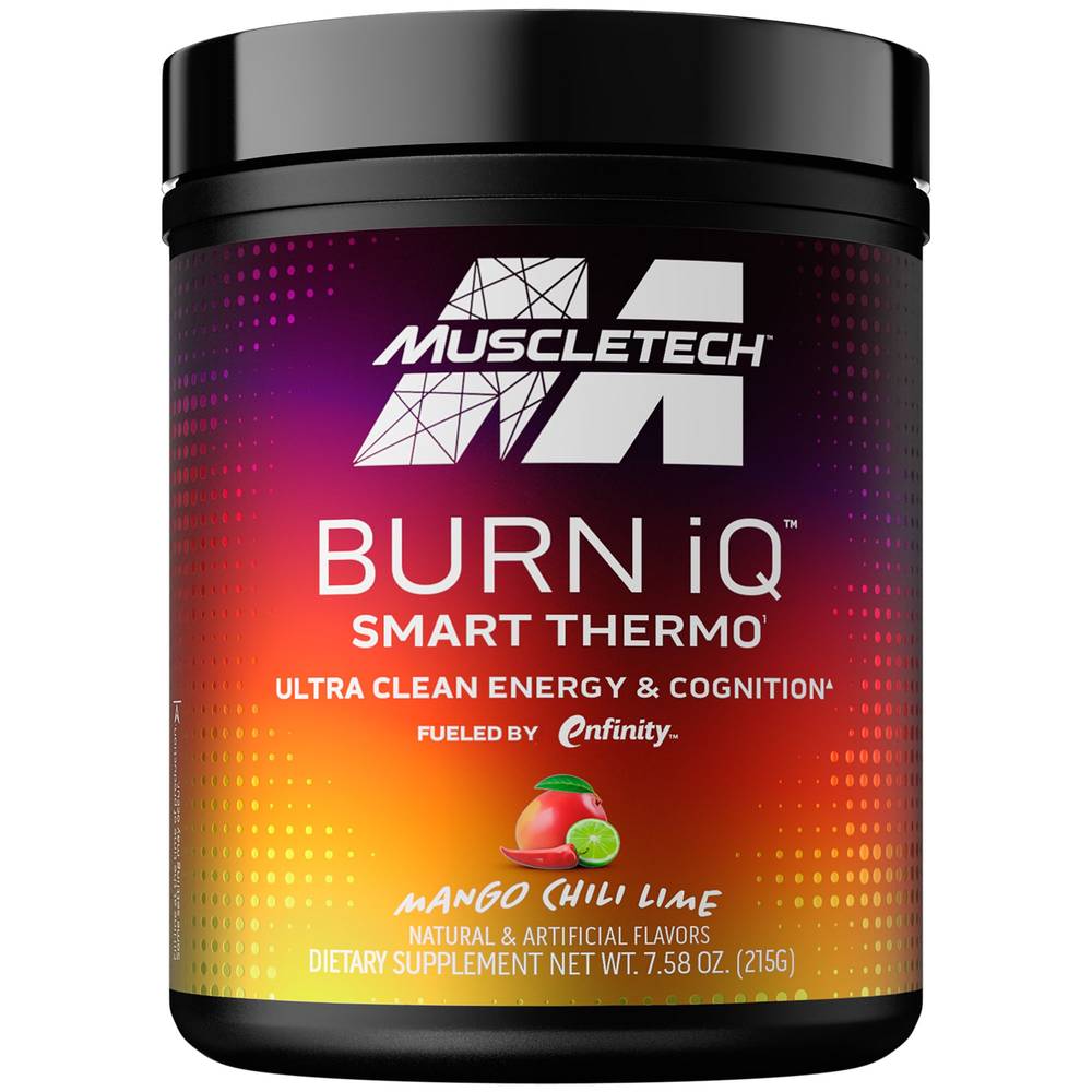 Burn Iq Smarth Thermo Ultra Clean Energy & Cognition - Mango Chili Lime (7.58 Oz. / 50 Servings)