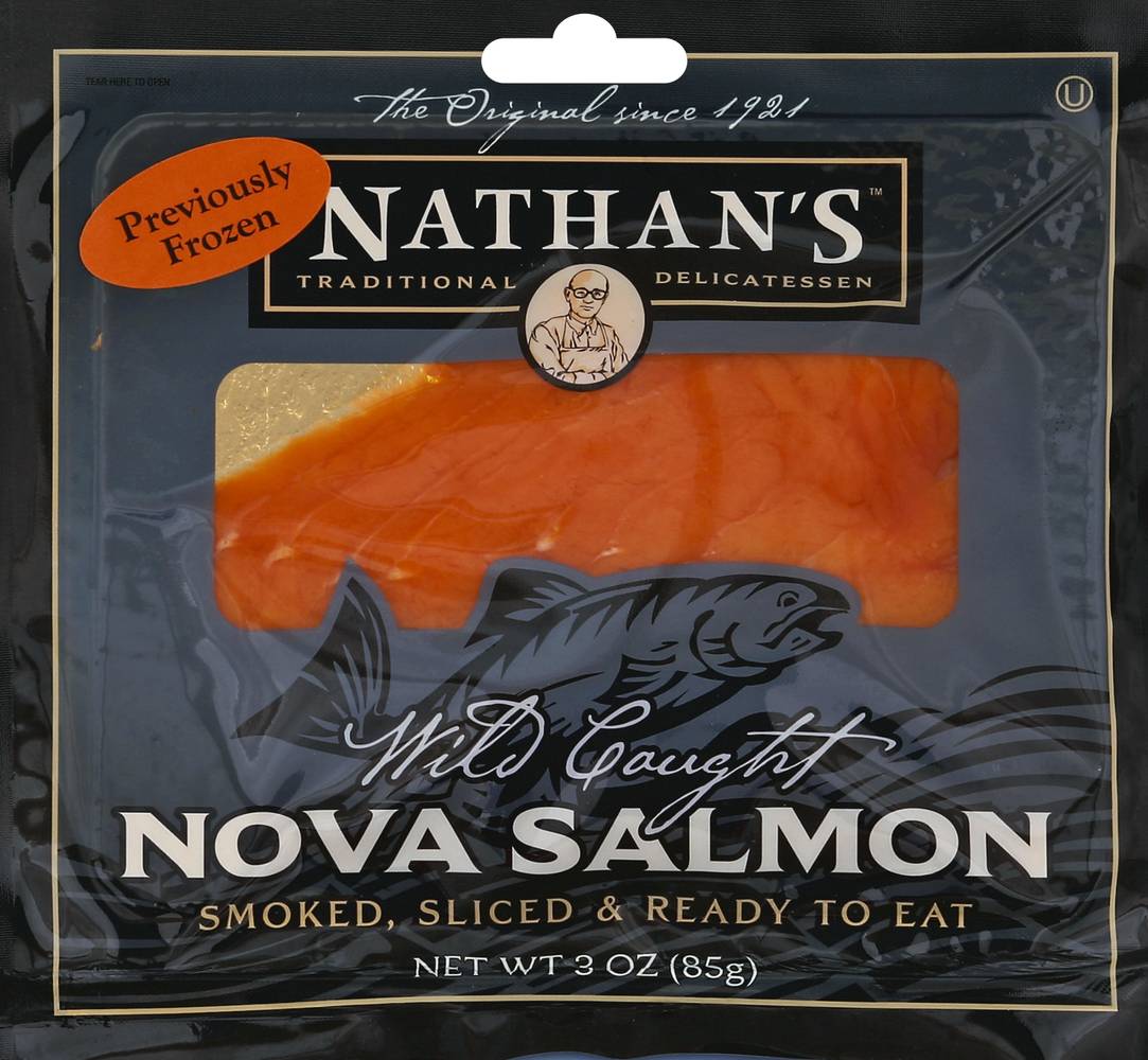 Nathan's Wild Caught Nova Salmon (3 oz)