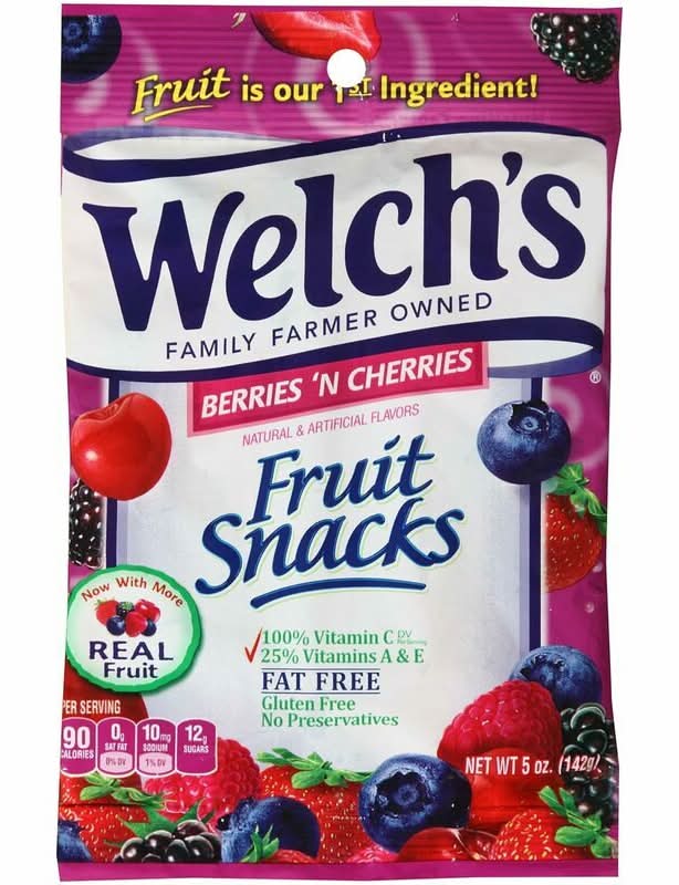 Welch's Berries 'n Cherries Fruit Snacks 5oz