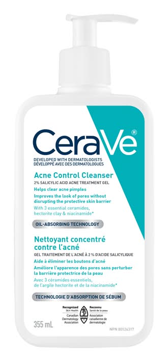 Cerave nettoyant concentré contre l'acné - cerave acne control cleanser (355 ml)
