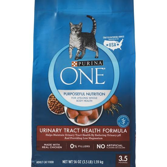 Purina ONE Purposeful Nutrition Urinary Tract Health Formula, Cat Food, 3.5 lb