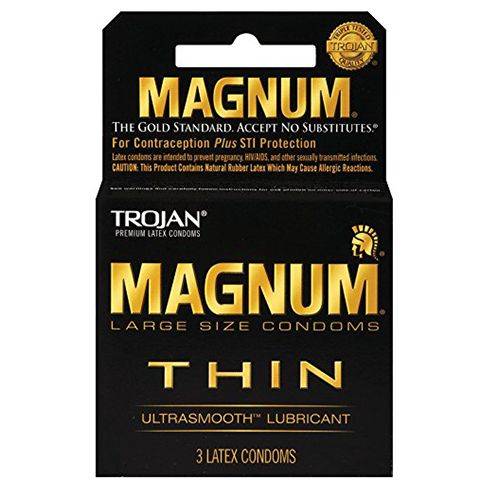 Trojan Magnum Thin Condom 3 Pack