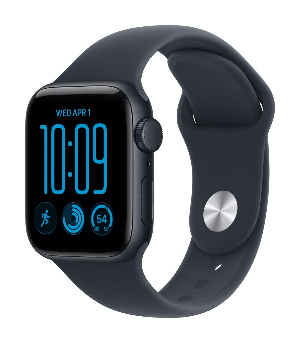 Apple Watch Se 3 Aluminum Case With Sport Band 40mm Gps, S/M, Midnight/Navy Blue
