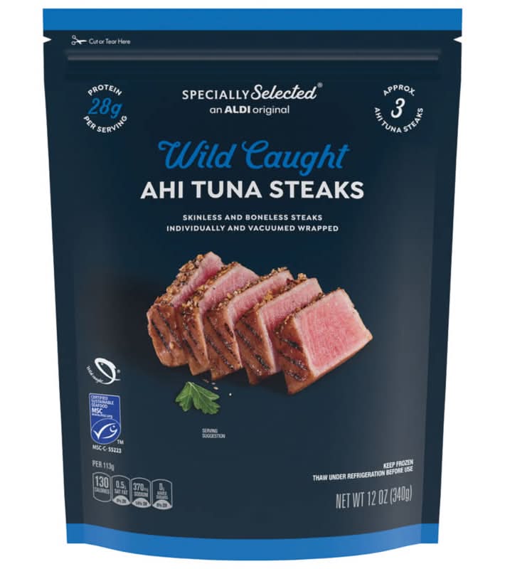 Specially Selected Wild Caught Ahi Tuna Steaks (12 oz)