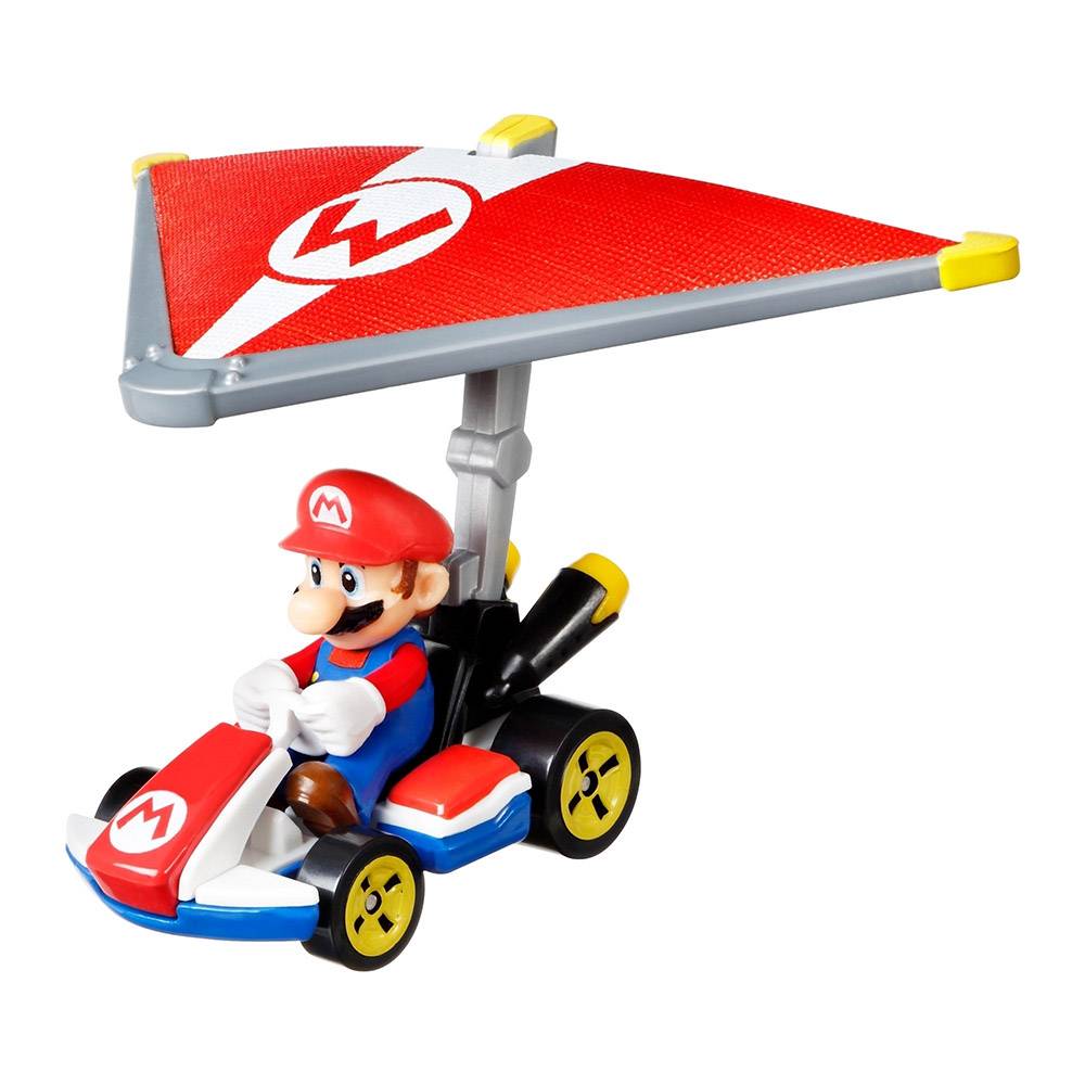 Hot Wheels · Mario kart con glider