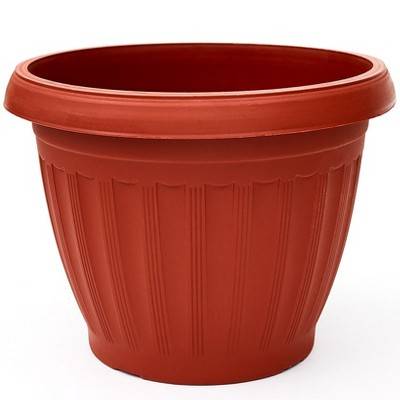 The Lakeside Collection Clay-Look Plastic Flower Pot