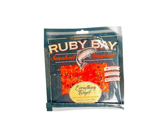 Ruby Bay · Smoked Seafood Everything Bagel (6 oz)