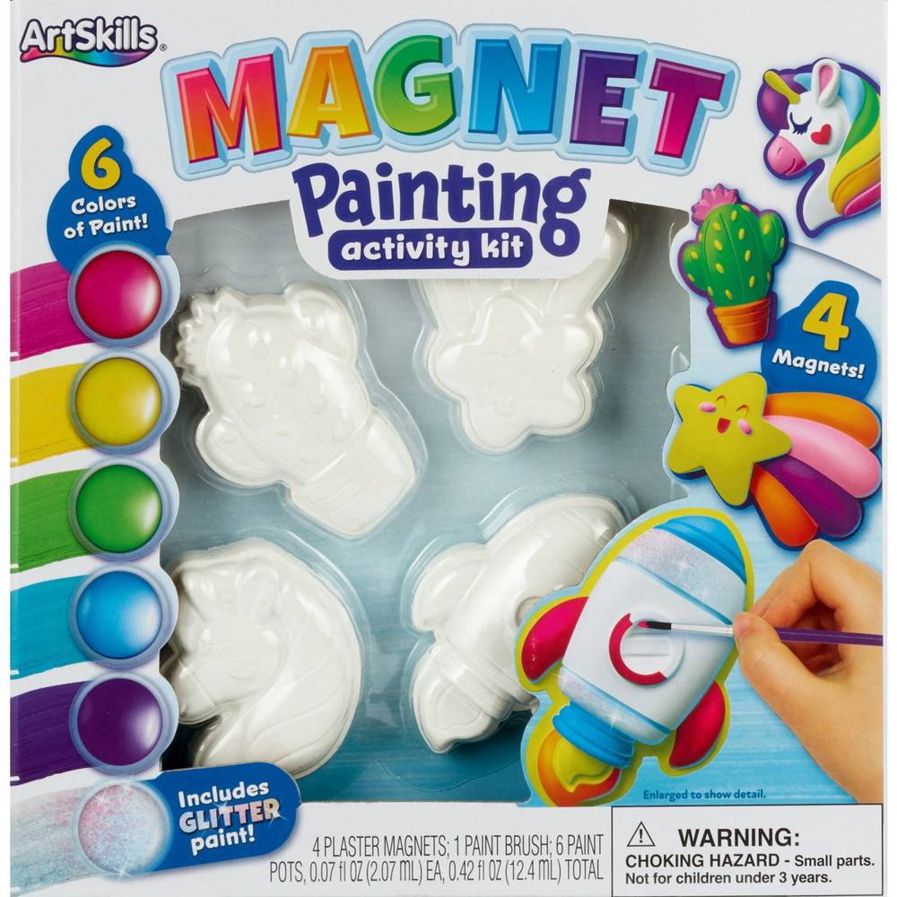 Art Skills Magnet Painting Activity Kit