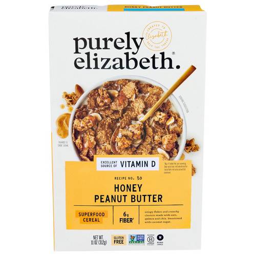 Purely Elizabeth Honey Peanut Butter Superfood Cereal