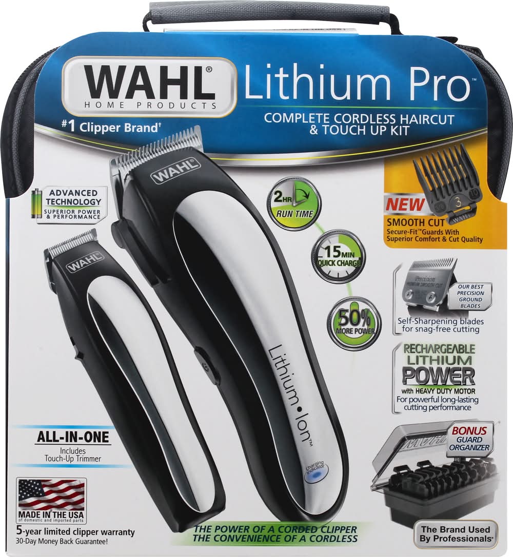 Wahl Lithium Pro Complete Cordless Haircut and Touch Up Trimmer Kit