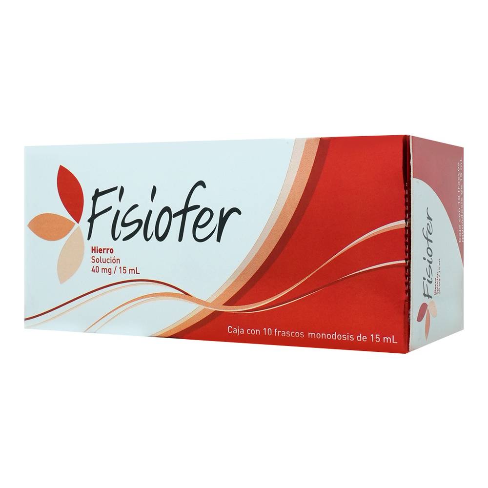 Fisiofer · Hierro solución 40 mg (15 un)