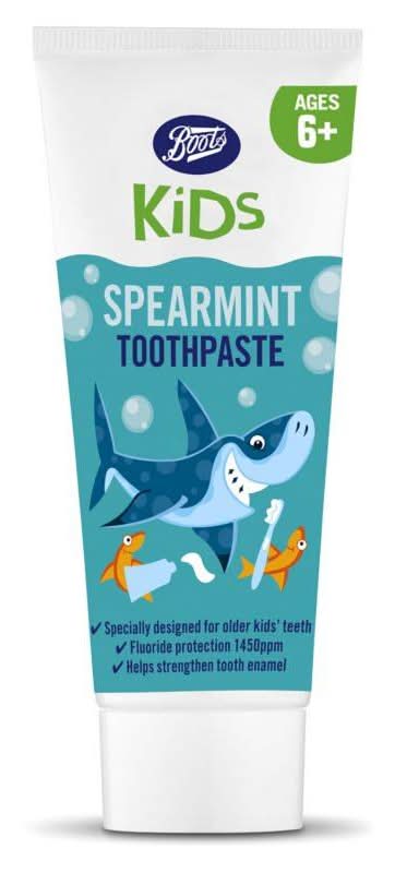 Boots Spearmint, Kids Toothpaste (75ml)