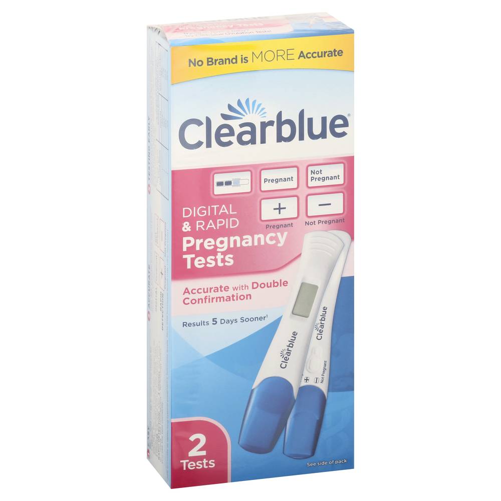 Clearblue Rapid & Digital Pregnancy Tests (2 ct)