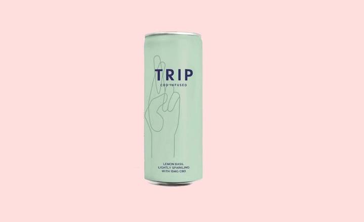 Trip CBD sparkling Lemon Basil