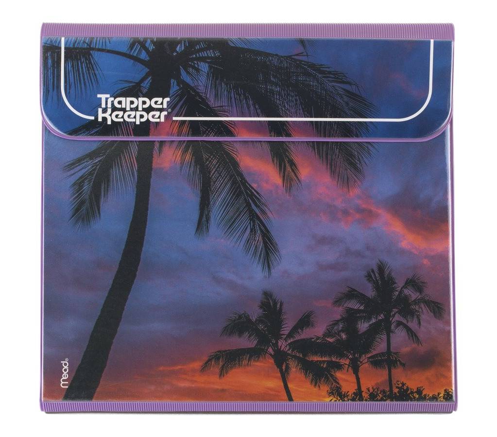 Mead Trapper Keeper Palm Tree Binder