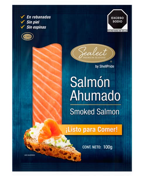 Sealect · Filete de salmón ahumado (100 g)