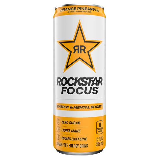 Rockstar Focus Energy Drink (12 fl oz) (orange pineapple)