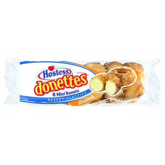 Hostess Donettes Crunch Mini Donuts