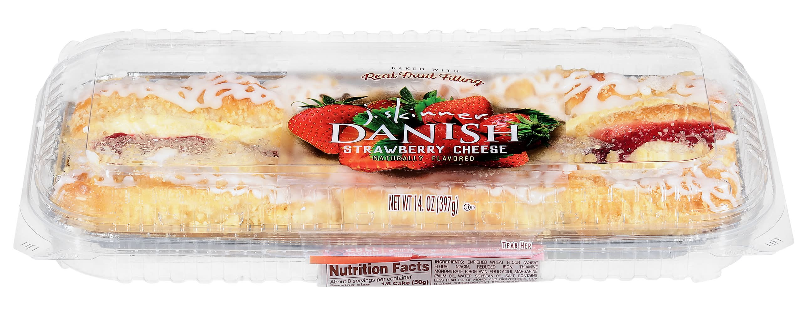 J. Skinner Strawberry Cheese Danish (14 oz)