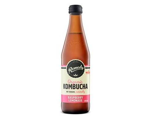 Zambrero Remedy Kombucha Raspberry Lemonade 330ml