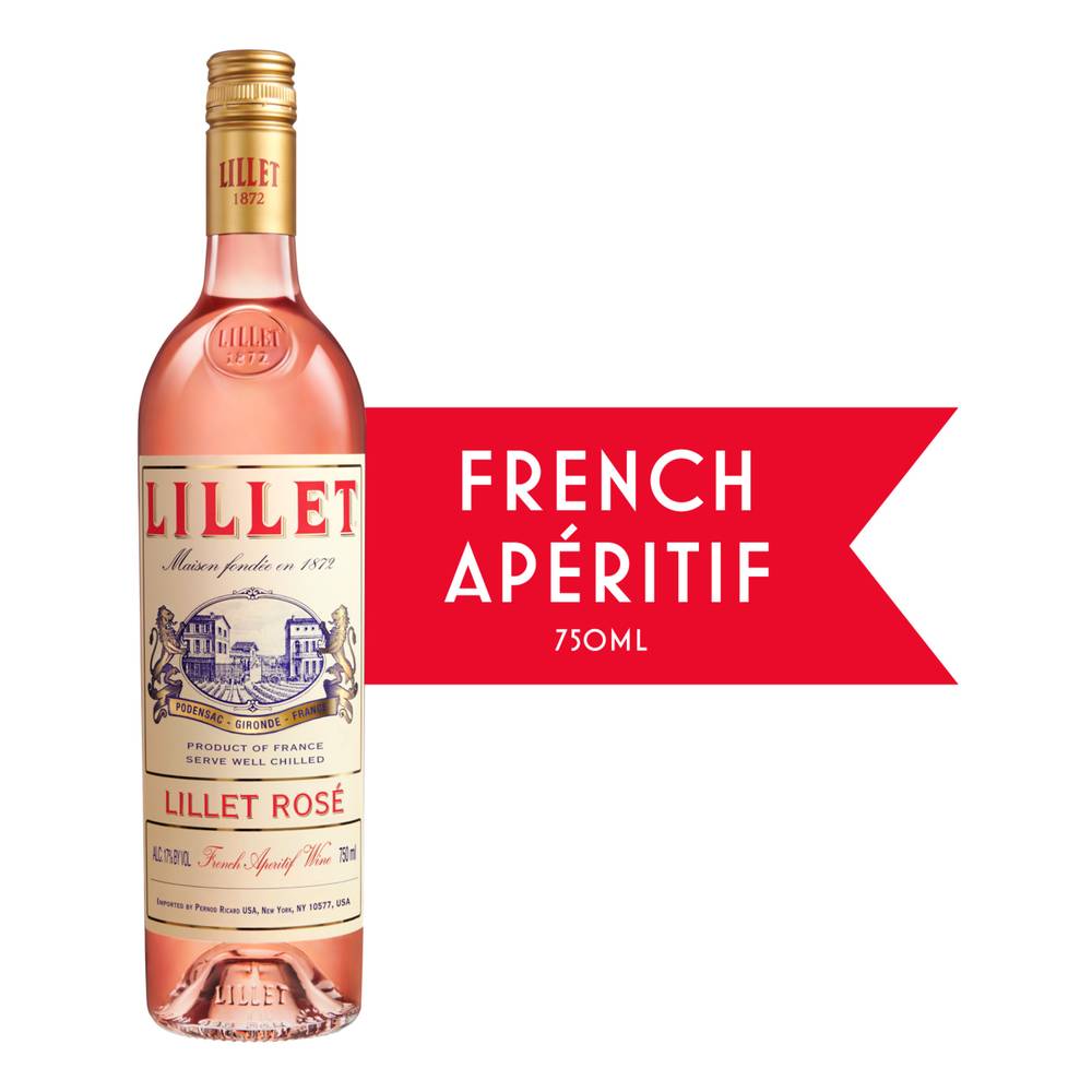 Lillet Rosé Aperitif Wine (750 ml)