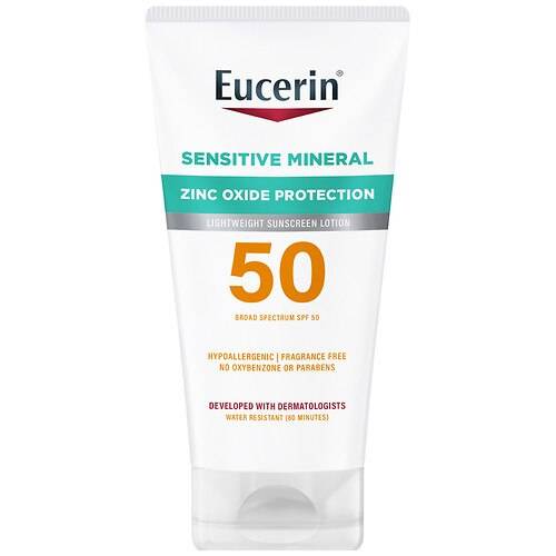 Eucerin Sun Sensitive Mineral Sunscreen Lotion SPF 50 - 4.0 oz