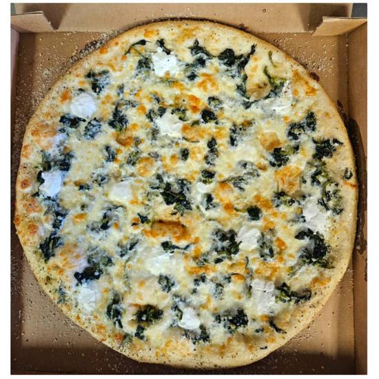 White Spinach Ricotta Pizza 14"