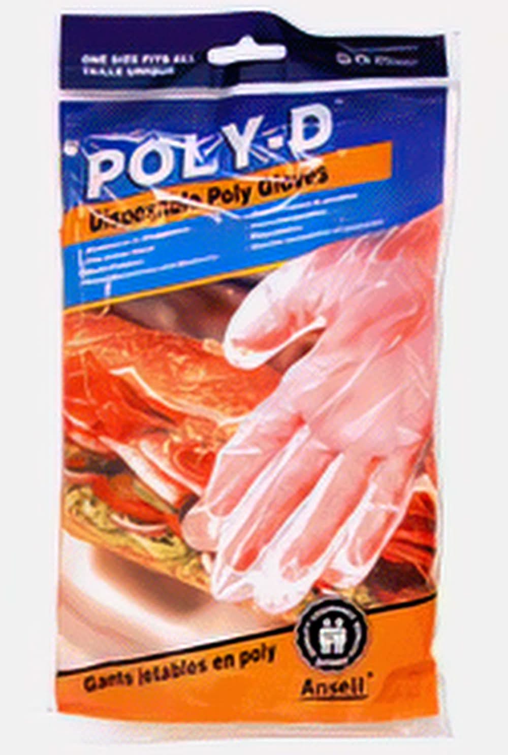 Polt -D Disposable Poly Gloves (50 ct)