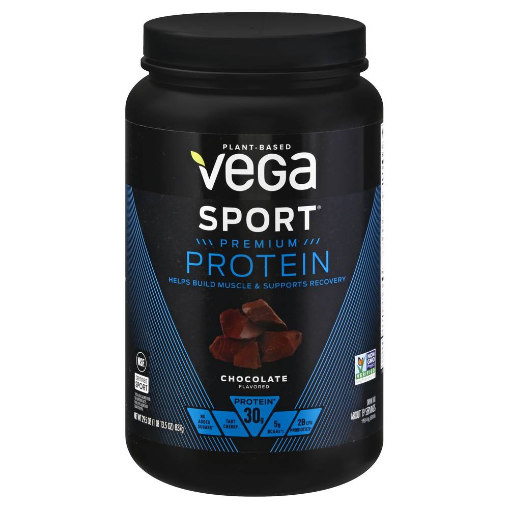 Vega Plant-Based Chocolate Sport Performance Protein (29.5 oz)