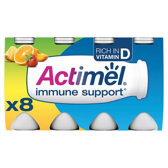 Actimel Multifruit Yogurt Drinks 8x100g