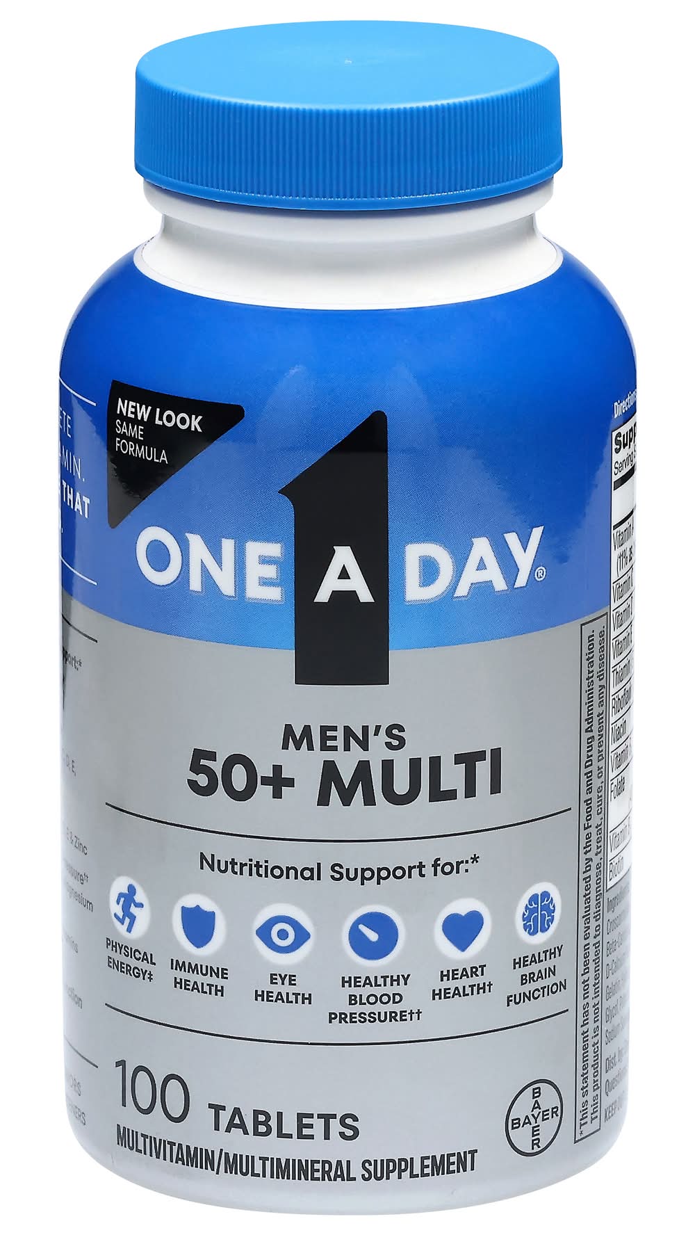 One A Day Men's 50+ Multivitamin & Multimineral Supplement (5.6 oz, 100 ct)