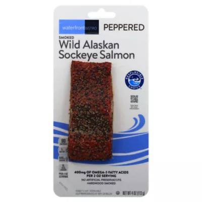 Waterfront Bistro Smoked Wild Alaskan Sockeye Salmon (4 oz)