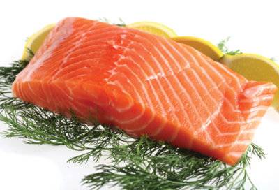 Atlantic Salmon Skin On Fillet 1 Ct - 7 Oz Ea
