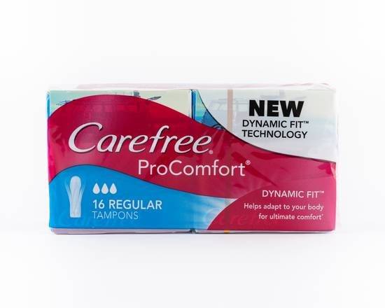 Carefree Procomfort Tampons Regular 16pk
